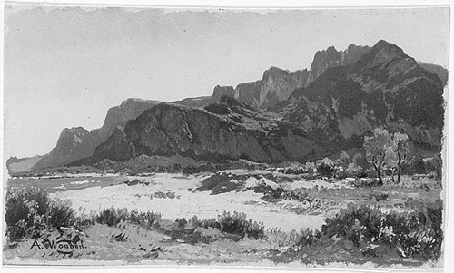 Küste bei Termini-Imerese auf Sizilien, 1858, Adalbert Waagen