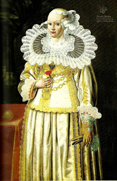 Portrait of Margarete Brömsen, 1642, Michael Conrad Hirt