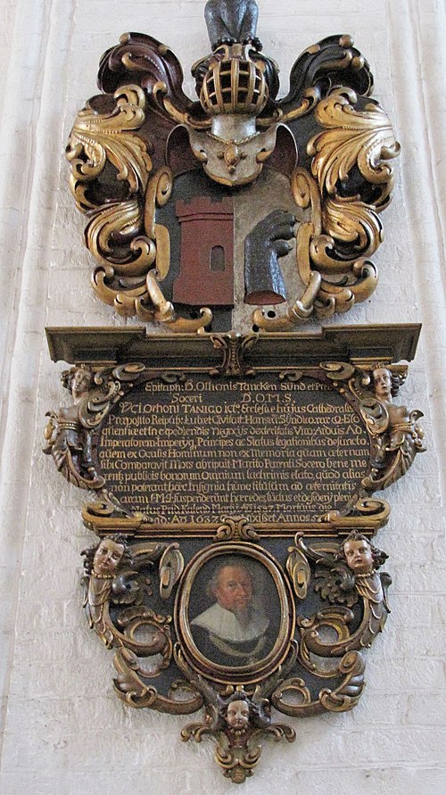 Memorial for Otto Tank (1587-1637), 1637, Michael Conrad Hirt