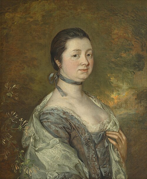 Margaret Gainsborough, née Burr (1728-1798), 1758, Thomas Gainsborough