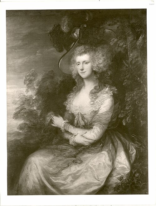 Portrait of Lady Hibbert, 1752, Thomas Gainsborough