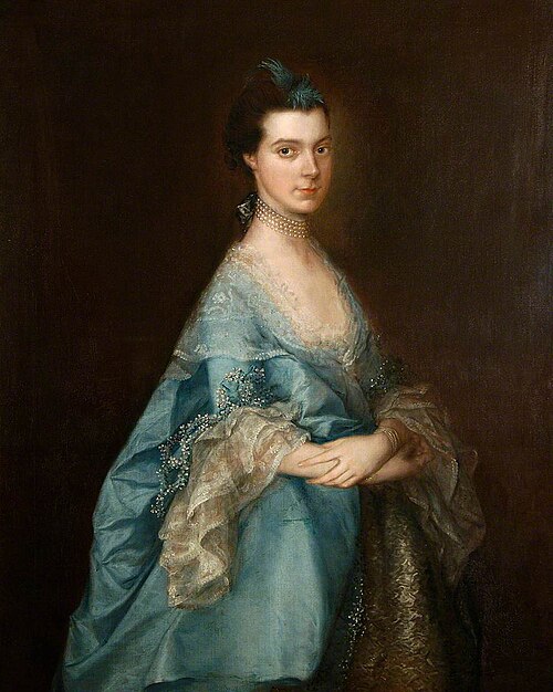 Portrait of a Woman in Blue (previously known as 'Miss Edgar'), 1762, Thomas Gainsborough