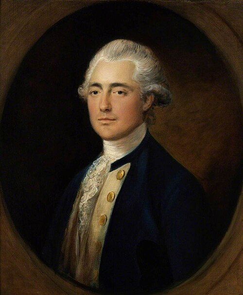 Captain the Hon. John Whitmore Chetwynd (1754–1788), RN, 1785, Thomas Gainsborough