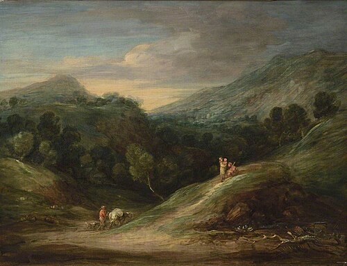 Extensive Wooded Upland Landscape, 1786, Thomas Gainsborough