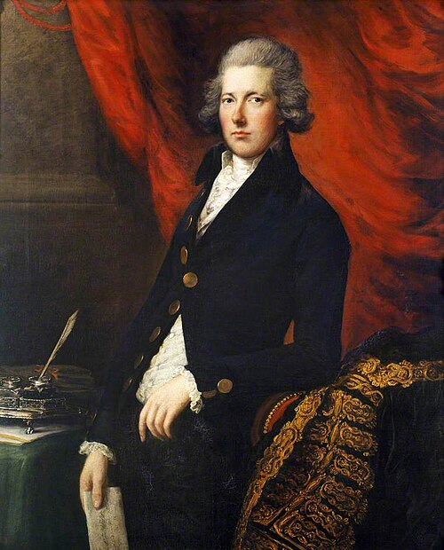 The Right Honourable William Pitt the Younger (1759–1806), 1788, Thomas Gainsborough