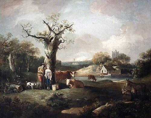The Rural Courtship, , Thomas Gainsborough