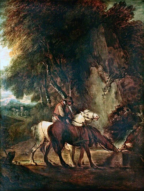 Horses Watering, , Thomas Gainsborough