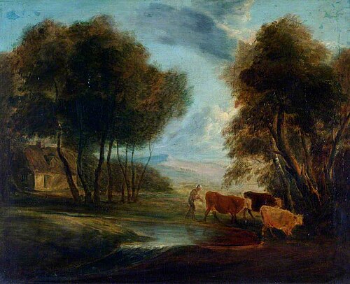 Landscape with Cows, , Thomas Gainsborough