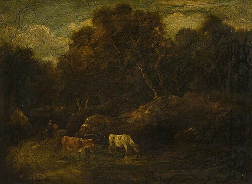 A Wooded Landscape, , Thomas Gainsborough