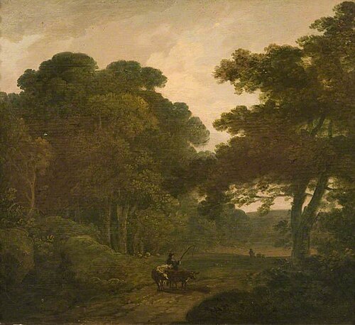 Wooded Landscape, , Thomas Gainsborough