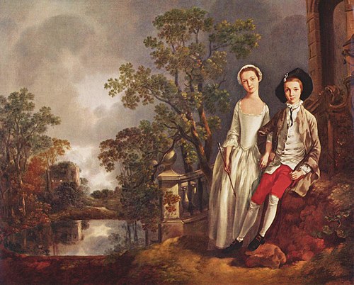 Heneage Lloyd and His Sister, 1750, Thomas Gainsborough