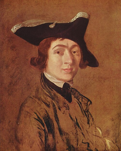Self portrait, 1754, Thomas Gainsborough