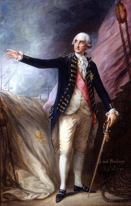 Admiral Rodney at the Battle of the Saintes, 1783, Thomas Gainsborough