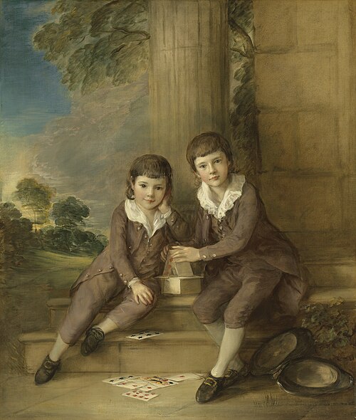 Double portrait of Master John Truman Villebois (c. 1773-1837) and his brother Henry Villebois (1777, 1783, Thomas Gainsborough
