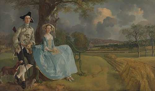 Les Époux Andrews, 1748, Thomas Gainsborough