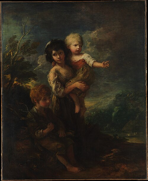 Cottage Children (The Wood Gatherers), 1787, Thomas Gainsborough