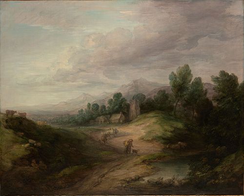 Wooded Upland Landscape, 1783, Thomas Gainsborough