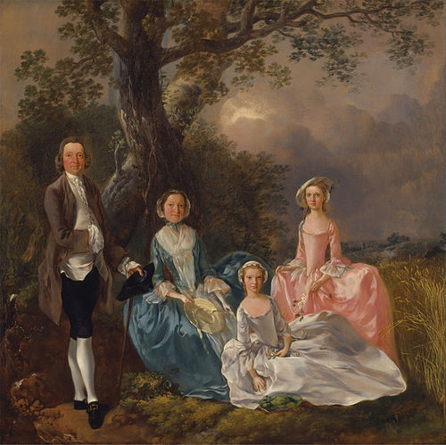 The Gravenor Family, 1754, Thomas Gainsborough