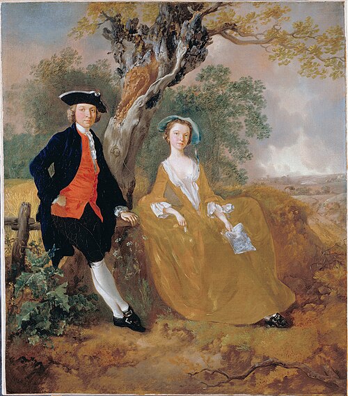 A Couple in a Landscape, 1753, Thomas Gainsborough
