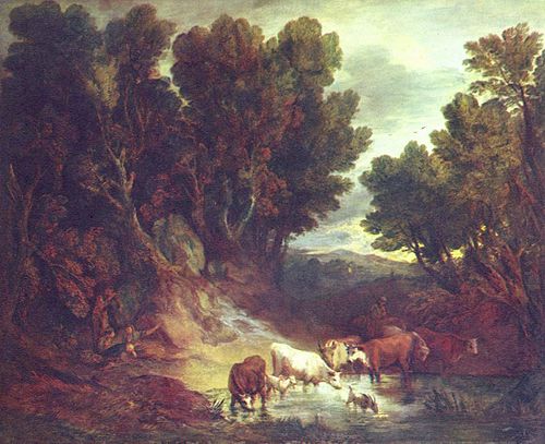 The Watering Place, 1777, Thomas Gainsborough