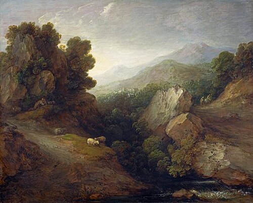 Rocky Landscape, 1783, Thomas Gainsborough