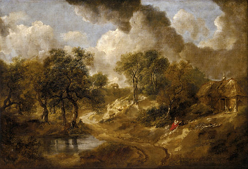 Landscape in Suffolk, 1748, Thomas Gainsborough