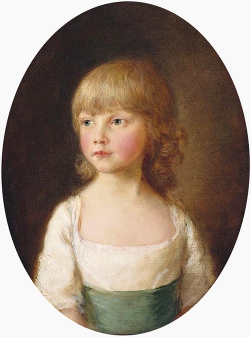 Princess Sophia (1777-1848), 1782, Thomas Gainsborough