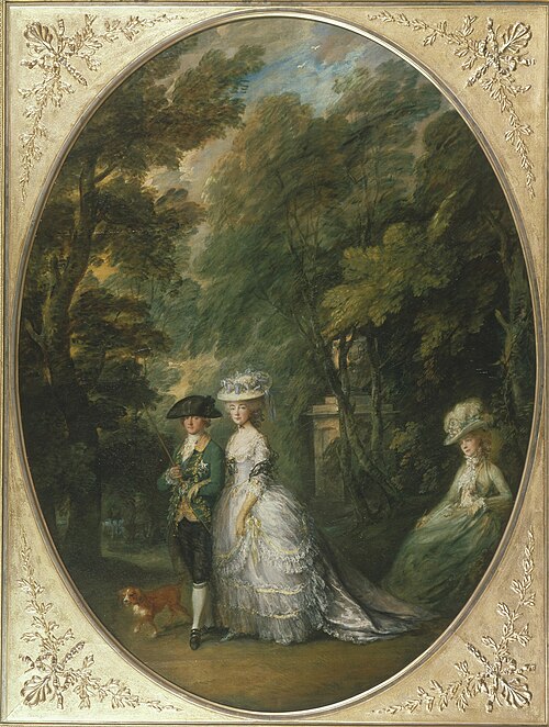 Henry, Duke of Cumberland with Anne, Duchess of Cumberland, and Lady Elizabeth Luttrell, 1785, Thomas Gainsborough