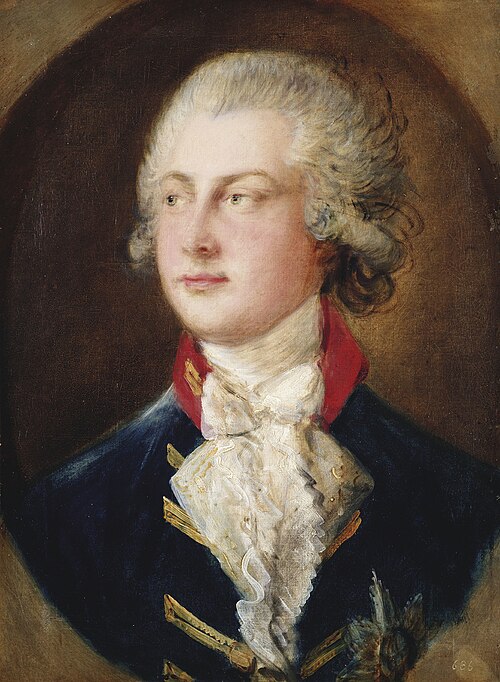George IV (1762-1830) when Prince of Wales, 1782, Thomas Gainsborough