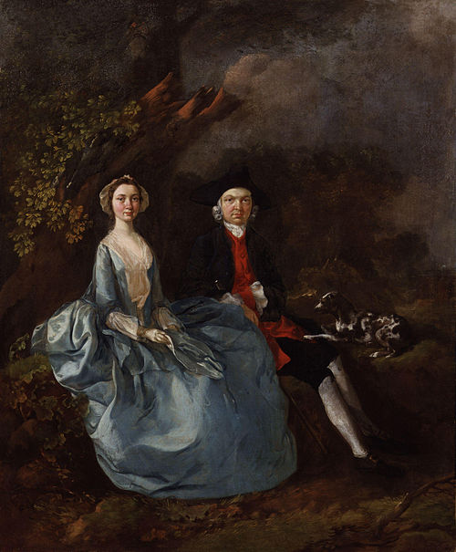 Sarah Kirby (née Bull); (John) Joshua Kirby, 1751, Thomas Gainsborough