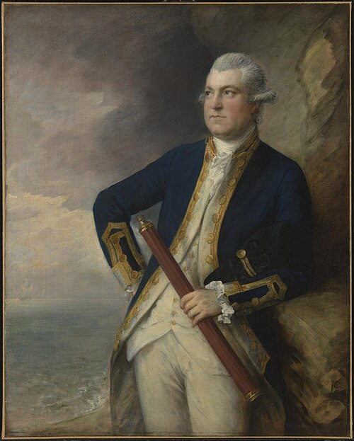 Admiral Sir Charles Thompson, Bt, 1774, Thomas Gainsborough