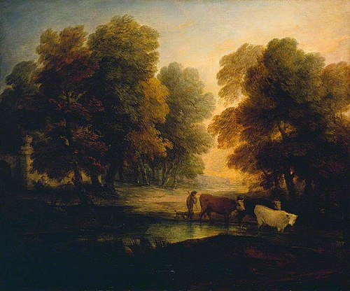Boy Driving Cows near a Pool, 1786, Thomas Gainsborough