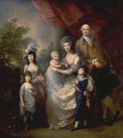 The Baillie Family, 1784, Thomas Gainsborough
