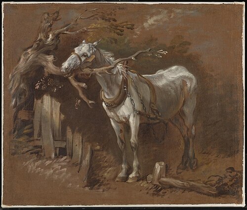An Old Horse, 1755, Thomas Gainsborough