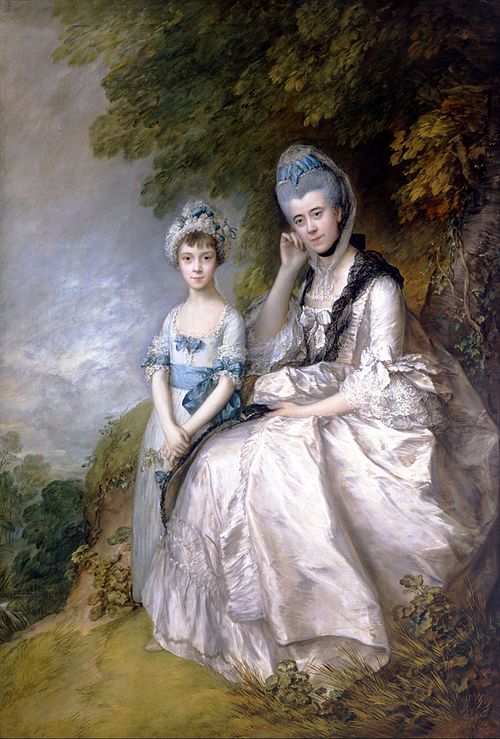 Hester, Countess of Sussex, and Her Daughter, Lady Barbara Yelverton, 1771, Thomas Gainsborough