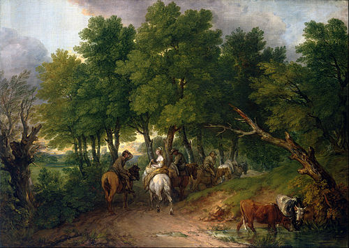 Road from Market, 1767, Thomas Gainsborough
