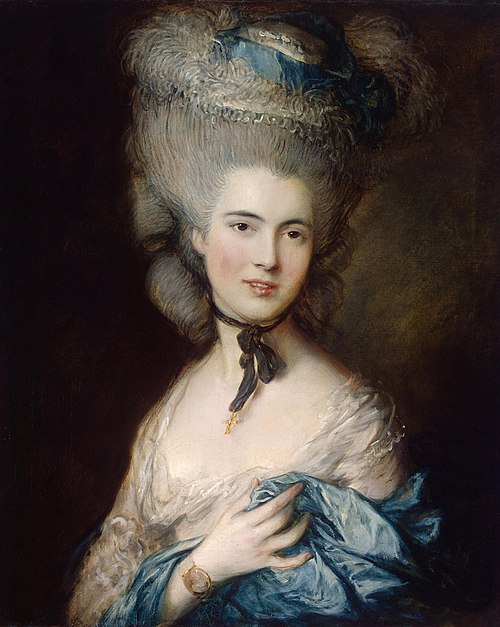 Portrait of a Lady in Blue, 1780, Thomas Gainsborough