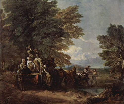 The Harvest Wagon, 1767, Thomas Gainsborough