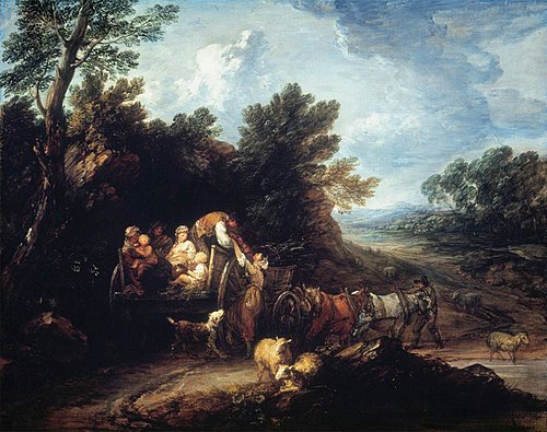 The Harvest Wagon, 1784, 1784, Thomas Gainsborough