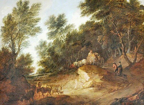 Wooded Landscape, 1783, Thomas Gainsborough