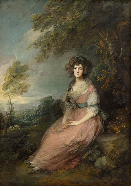 Mrs. Richard Brinsley Sheridan, 1785, Thomas Gainsborough