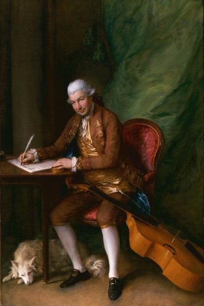 Carl Friedrich Abel, 1777, Thomas Gainsborough