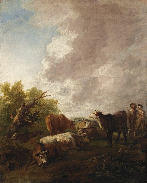 Landscape with Cattle, 1767, Thomas Gainsborough