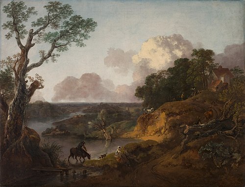 View in Suffolk, 1755, Thomas Gainsborough