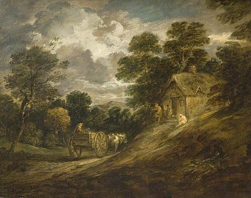 Landscape With A Cottage And Cart, 1785, Thomas Gainsborough