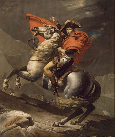 Napoleon überquert die Alpen, 1810, Engelbert Willmes