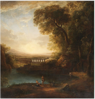 A Landscape with Diana and Attendants, 1803, Gaspare Gabrielli