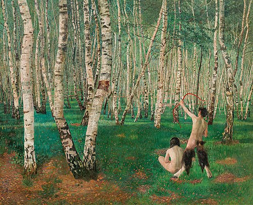 The Birch Wood, 1894, Karl Mediz