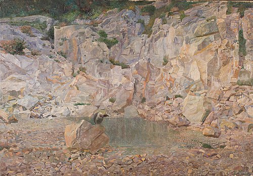 Der Geier im Felsengestein, 1897, Karl Mediz