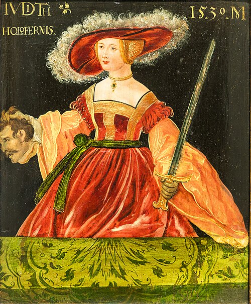 Judith mit dem Haupt des Holofernes, 1530, Michael Ostendorfer